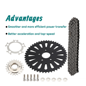 Kit de conversion de transmission par courroie à chaîne pour <span class=keywords><strong>Harley</strong></span> Davidson Sportster XL 883 1200 modèles 1995-1999, mise à niveau et rénovation - Product Image 3