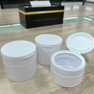 Offre Spéciale – Pot en plastique à couvercle rabattable 100g, 120g, 150g – Contenant vide pour sels de bain, gommages corporels, poudre dentifrice – Emballage cosmétique et soins de la peau - Product Image 5