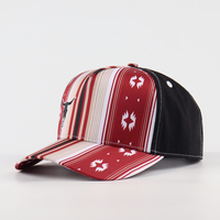 Casquettes de baseball tendance en tissu jacquard structuré personnalisé, en coton, de haute qualité, prix d'usine, fabricant OEM