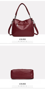 Sac à bandoulière grande capacité pour femme, couleur unie, sacs de créateurs pour femme, sacs à main de haute qualité, sacs de luxe pour femme - Product Image 5