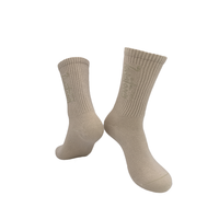 Chaussettes de ski rétro de taille libre Nordic Snowflake Logo Print Autumn Merino Wool and Nylon Knitted Crew Apre-Ski Style