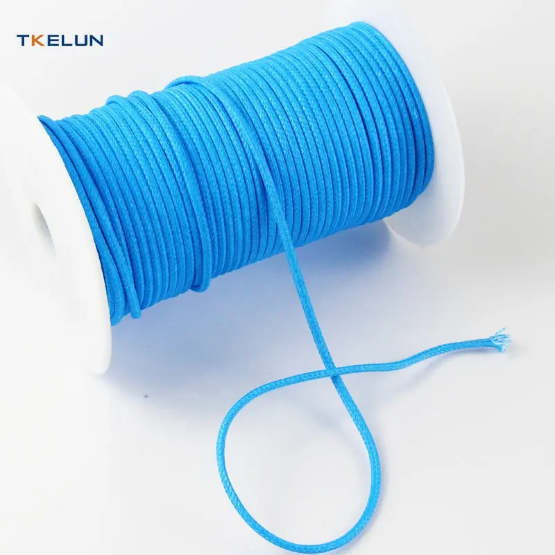 UHMWPE fibra barca a vela paracadute parapendio Amsteel corda 3mm pesca impermeabile rivestito treccia corda campione gratuito personalizza colore