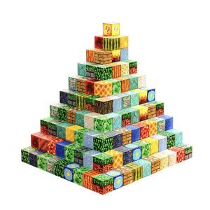 Ensemble de construction magnétique industriel en forme de cube, jouets éducatifs sensoriels STEM, blocs de construction en plastique, jouets créatifs pour enfants - Product Image 1