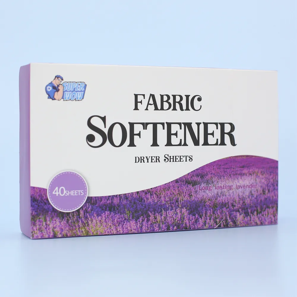 Bestseller Harmless Fabric Softener Sheet Vlies waschmittel Sheet New Type Private Label Wäsche trockner Sheets