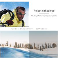 Lunettes de sport HD 1080P - Caméra portable intégrée aux lunettes avec enregistrement vidéo pour la moto et les activités de plein air