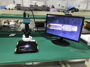 14MP 4K Alta resolución 17 pulgadas LCD Anillo LED Iluminador 0.7X-4.5X Zoom óptico Funcionamiento remoto Microscopio estéreo con H-D-M-I - Product Image 3