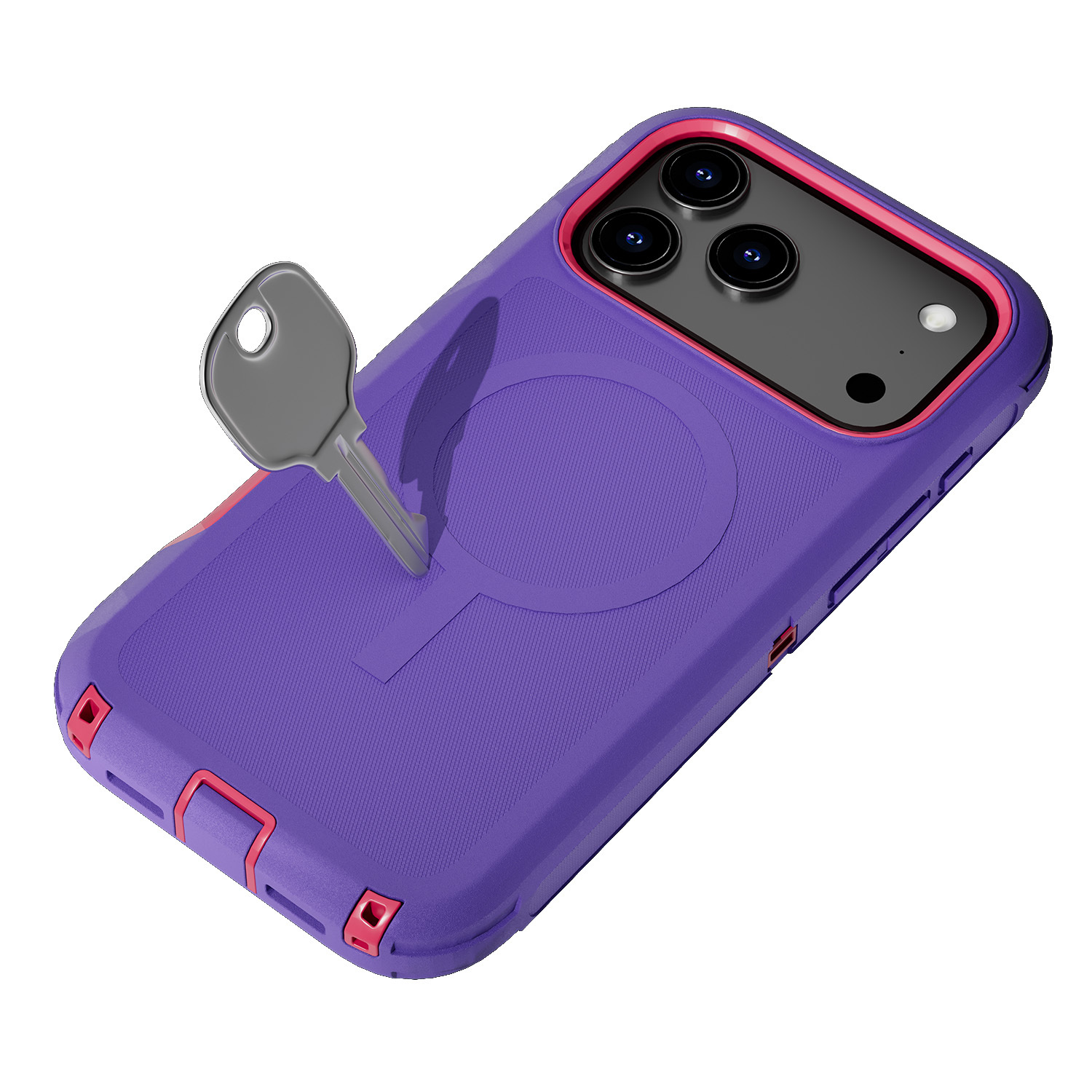 Wholesale Phone Accessories Mobile Cover Cellphone Case Defender Phone Protector with Clip for iPhone 17 18 Pro Max · image 3