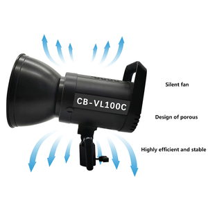 Équipement d'éclairage de studio cinématographique 100W LED Caméscope photographique Lumière continue pour <span class=keywords><strong>YouTube</strong></span> - Product Image 2