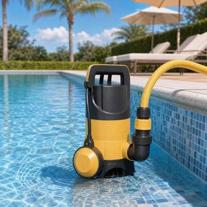 Bomba Sumergible de Agua de 400W, Altura Máxima de Elevación de 5.0m, Caudal de 7500L/h, Bomba Sumergible de Alto Flujo para Drenaje de Aguas Residuales y Eliminación de Inundaciones - Product Image 3