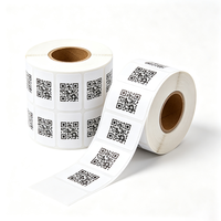 Étiquettes de suivi personnalisées Haoxuan, autocollants adhésifs en PET avec impression QR pour la gestion des produits et le contrôle des informations