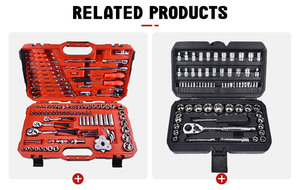 Juego de 77 Piezas de Herramientas Manuales para el Hogar, Juego de Herramientas Combinadas, Juego de Reparación de Bicicletas y Mantenimiento de Automóviles, Caja de Herramientas - Product Image 5