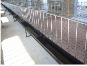 Équipement d'élevage, <span class=keywords><strong>auge</strong></span> à nourriture en plastique pour bétail et moutons de 1 m / 1,95 m pour l'alimentation des animaux, eau - Product Image 4