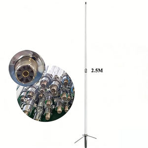 เสาอากาศไฟเบอร์กลาสกำลังขยายสูง 8.5/10.5 DBi VHF/UHF แบบสองย่านความถี่ Diamonds X200 สำหรับสถานีฐาน - Product Image 1
