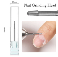 3/32 \ "Machine à lime à ongles électrique sécurité diamant forets à ongles carbure de tungstène outil de suppression de cuticules pour nettoyer les cuticules