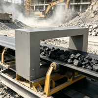 Detector de Metales de Grado Minero para Sistema de Cinta Transportadora de Cantera de Basalto con Control Remoto Centralizado DCS y Anti-Disparo Falso
