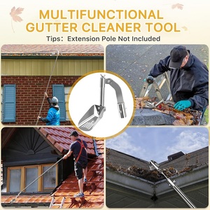 Strumenti per la pulizia delle grondaie in <span class=keywords><strong>acciaio</strong></span> inossidabile multifunzione per la pulizia delle pale per la pulizia delle pale prodotto per la fabbricazione di lamiere - Product Image 6