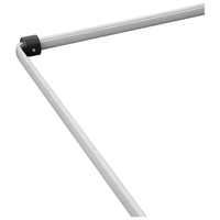 Kit de bras de bâche de camion personnalisé 119,55 pouces * 150 pouces compatible avec les remorques de camion, 4 ressorts en aluminium, adapté aux camions à benne basculante jusqu'à 24 pieds