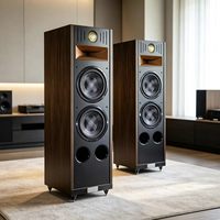 Enceinte colonne audiophile DF-A88, haut-parleur passif à pavillon avec double woofer pour l'audio domestique (vente en gros)