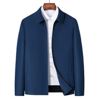 Vestes Homme de Gros Tendance Décontractées à Col Rabattu Manches Longues Coupe Ajustée Ample