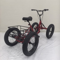 Sepeda Quad Ban Tebal Terbaru 2025, Sepeda Quad Salju 4 Roda, Cocok untuk Semua Motor Mid Drive