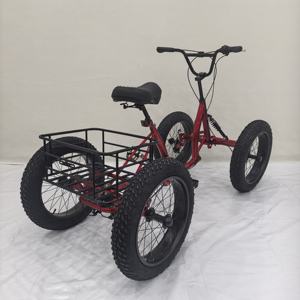 2025 the Latest Fat Tire Pedal Quad <strong>Bike</strong> Snow Quad <strong>Bike</strong> <strong>4</strong> <strong>Wheel</strong> Bicycle can suit all mid drive motor - Product Image 2