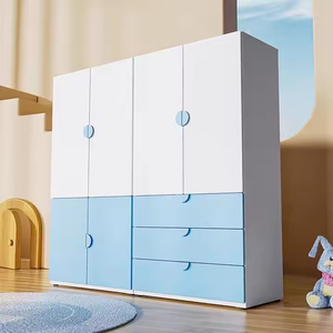 Armadio in metallo regolabile per bambini e bambini in acciaio con asta e mensole - Product Image 6