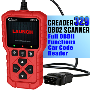 เครื่องอ่านโค้ดไฟเตือนเครื่องยนต์ LAUNCH CR329 สำหรับรถยนต์ทั่วไป อ่านและล้างรหัสข้อผิดพลาด OBDII เครื่องมือสแกนอัตโนมัติ - Product Image 1