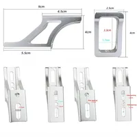 Adaptor Riser Blok Pengangkut Depan dari Aluminium Alloy 20mm yang Dibuat dengan Mesin CNC, Pemasangan Mudah, Braket Tas Sepeda /Cline