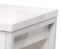 Vente chaude bas prix en bois double face bureau avec tiroirs blanc table d'ordinateur bureau trading
