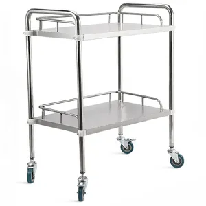 Durable Stainless Steel <strong>Dressing</strong> <strong>Trolley</strong> Medical <strong>Trolley</strong> Cart Specification - Product Image 6