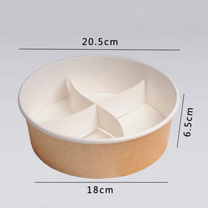 Usine de gros hamburger bbq frites poulet riz craquelin bateau boîte sac en papier kraft famille seau snack plateau - Product Image 4