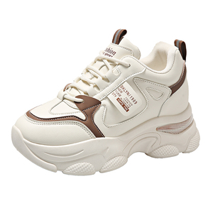 รองเท้าผ้าใบแฟชั่นผู้หญิงรุ่นใหม่ปี 2025 สไตล์ Chunky Sneakers พื้นหนา มีเชือกผูก ใส่สบาย เหมาะสำหรับเดินเล่นกลางแจ้ง - Product Image 2