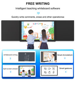 <span class=keywords><strong>Pizarra</strong></span> Nano Plegable: Diseño de Doble Pliegue, Escribible con Tiza, Táctil Interactiva, Diseñada para la Colaboración en el Aula Inteligente - Product Image 6