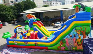 Parque de atracciones inflable para alquiler en festivales y eventos privados - Product Image 5