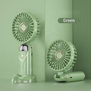 2024 New Arrivals Usb Rechargeable Portable Pocket Mini Small <b>Table</b> With Phone Holder Hand Held or Neck Fan for Outdoor - Product Image 5