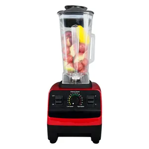 Liquidificador automático de alta velocidade para cozinha e restaurante, frutas, suco e misturador de frutas, frasco grande com logotipo personalizado, preço