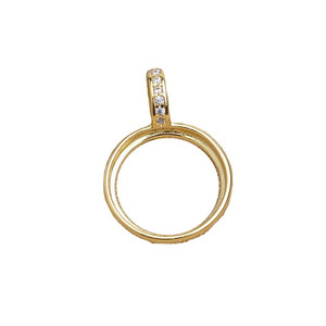 S925 Silver <b>Pearl</b> Pendant 13.5mm With Empty Setting Universal Clasp For DIY Jewelry Making - Product Image 3
