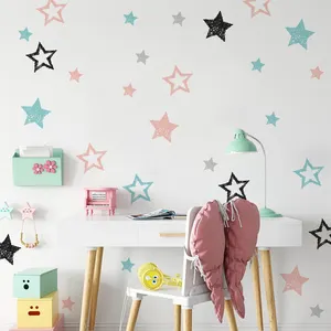 Funlife PA176 Kleurrijke Sterren Hollow Star Dream Muur Decoratie Kinderkamer Muurstickers