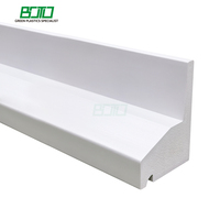 Vente en gros usine : Profilés PVC de longueur standard 8 pieds pour la construction, moulures PVC personnalisables pour tables d'eau