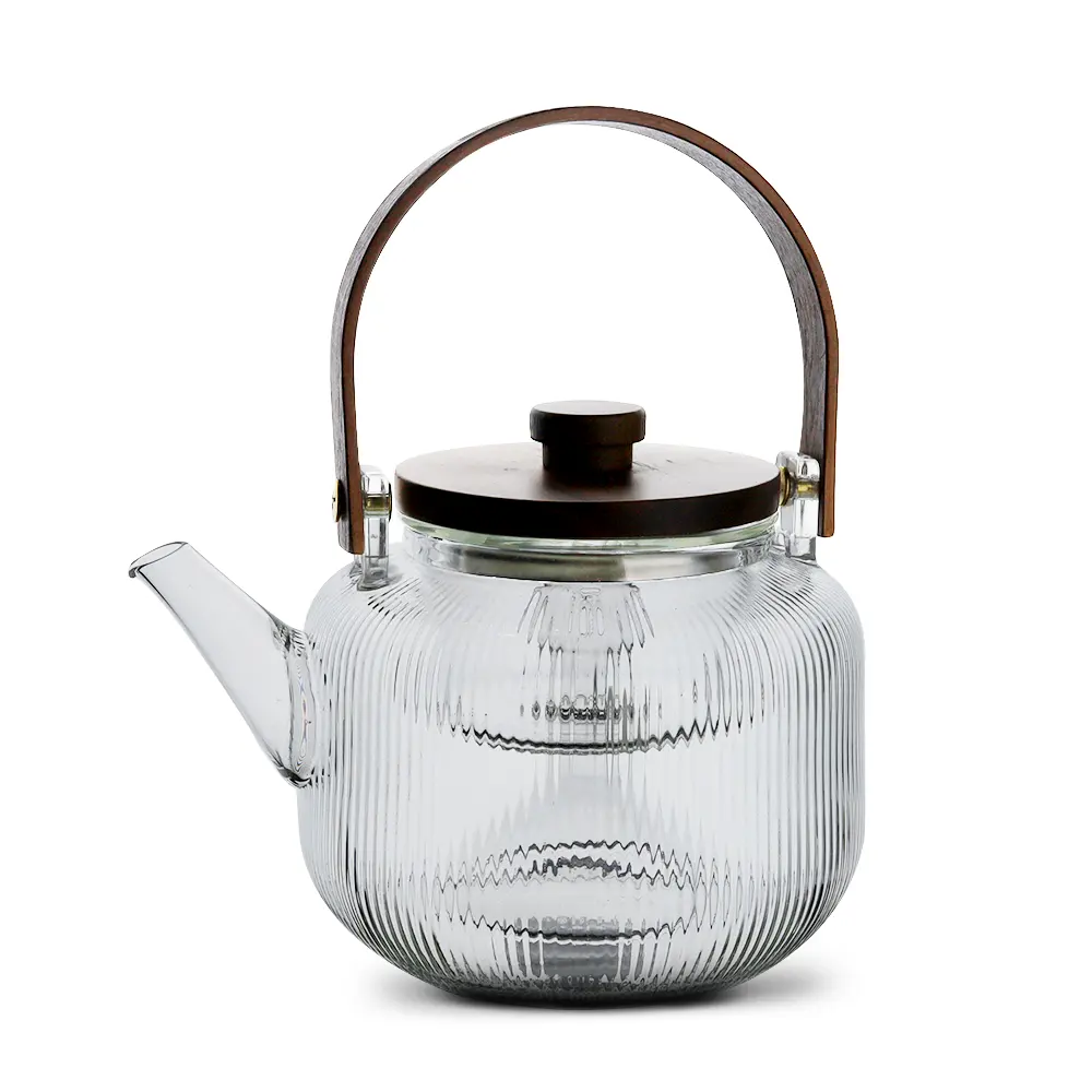 Professional High Borosilicate Glass Teapot Clear Luxury Modern Handmade Kitchen Fashionable Customized