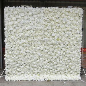 Effortless Clean <b>Artificial</b> Flower Wall Panel High Density Greenery Wedding Reception Decor - Product Image 2