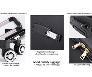 Juego de equipaje de viaje a precio de fábrica, juegos de equipaje de mano resistentes verticales Softside con 4 ruedas giratorias, Maleta de viaje - Product Image 5