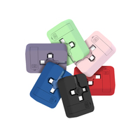 Cargador USB retráctil 3 en 1, Cable de carga, soporte de teléfono móvil para i Phone, USB tipo C Micro