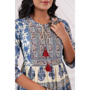 Qualité exclusive femme Kurti ensemble trois pièces-tissu doux avec Dupatta et pantalon assortis au prix de gros - Product Image 6