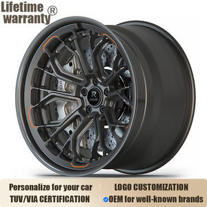 Cerchi in Lega Forgiati Brixton PF10-RS TARGA a 3 Pezzi, 17-21 Pollici, 5x114.3 5x112 per BMW M440i, Audi S5, Mercedes C43, Porsche Taycan - Product Image 1