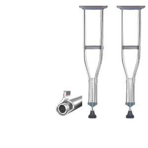 Béquille de rééducation antidérapante adulte marcheur béquille médicale épaissie pour fracture aisselles fournitures médicales pour la thérapie - Product Image 1