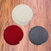 Chiffon de polissage adhésif de velours rouge de consommables métallographiques de prix usine