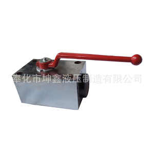 Vanne à bille haute pression Kunxin Qjh-20B à commande manuelle pour huile minérale, eau, émulsion de glycol - Product Image 1