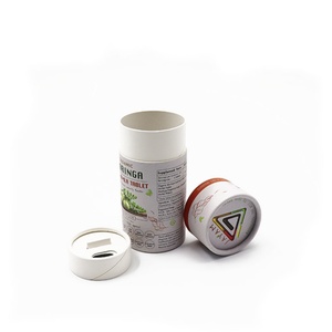 Eco-friendly Food Paper Cardboard Tube Loose Powder Vitamin <b>Tablet</b> <b>Container</b> Sifter Kraft Spice Canister Top Shaker Paper Tube - Product Image 6