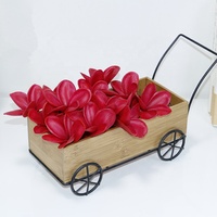 W06301 Offre Spéciale 8cm coloré mariage hawaïen fête décoration vraie touche PU artificielle Plumeria fleur à vendre